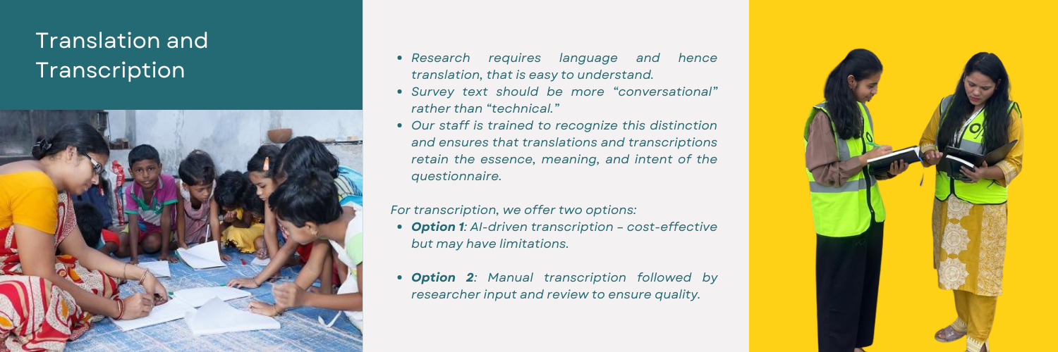 Translation and Transcription