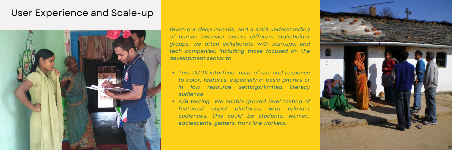 User Experience and Scale-up